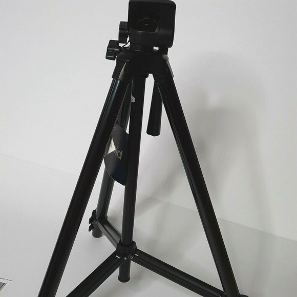Polaroid Tripod Lightweight Durable 3 Section Legs upto 50” Black 2 Way Pan Head - Picture 8 of 10